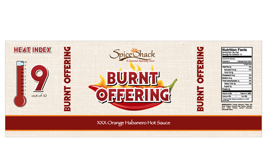 Spice Shack Label